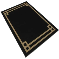 MORETTİ DUO ÇİFT TARAFLI HALI 11730-V SİYAH-BEJ